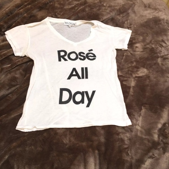 Rose all day wildfox tee - Picture 1 of 3
